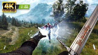 More Epic Than Ever! The Witcher 3 in Full First Person Mod With Magic Spells in 2024