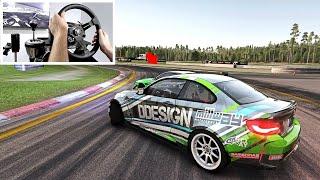 Tandem Practice with an eSports Drifter! | Assetto Corsa PC w/900° Steering Wheel