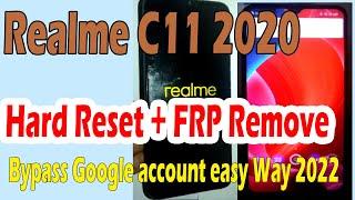 realme C11 2020 Hard Reset + FRP bypass ! Remove google account