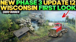 New *Phase 3 Update 12* First Look in SnowRunner New Wisconsin Region