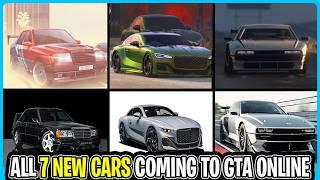 ALL 7 NEW CARS COMING TO GTA ONLINE!