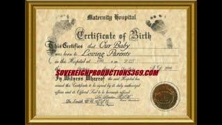 YOUR BIRTH CERTIFICATE IS A BOND ( IS IT A BEARER BOND - IS IT WORTH MILLIONS? ) - EXPLAINED