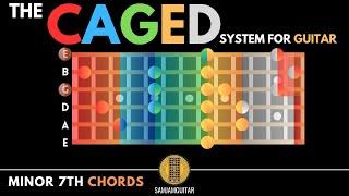 CAGED minor 7th Chords | Play minor 7th chords all over the Fretboard