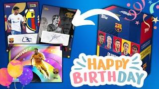 THREE YEAR CHANNEL ANNIVERSARY CELEBRATION! OPENING THE 24/25 BARCELONA TEAM SET FROM TOPPS!