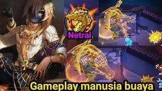 REVIEW TAMPILAN PERAN BARU MANUSIA BUAYA!! GLUTONNY MODE KERAJAAN - GAMEPLAY SUPER SUS