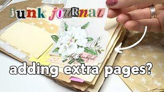 Adding transparent tip-ins to junk journal pages!  Junk Journal January 2025