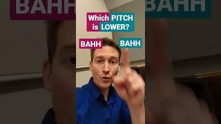 BETTER SINGERS Can ANSWER THIS - Which Pitch is LOWER?