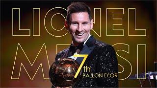 BALLON D'OR 2021 - LIONEL MESSI THE WINNER OF BALLON D'OR 2021