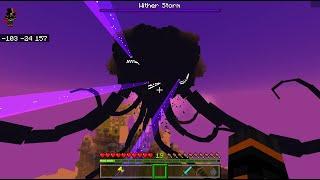 Devastating Wither Storm Add-on[MCPE-MCBE]Wither Storm In Minecraft,EnderFoxBoy MC!!!