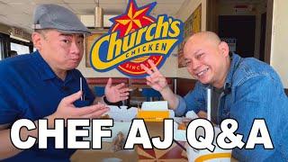 Chef AJ's Day Off: Eating Fried Chicken, plus a Q&A.