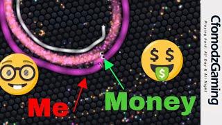 How to circle in Slitherio and get #1 with Cfomodz Gaming