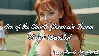 Ace of the Court: Jessica's Tennis Thrills Unveiled [AI Art] (Model Jessica)