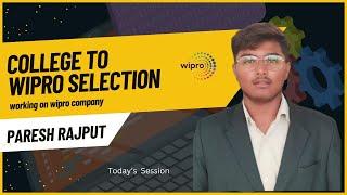 College to Wipro selection .SLMT Session