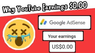 Why Youtube Estimated Earnings Not Showing In adsense