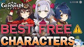 Best FREE Characters in Genshin Impact