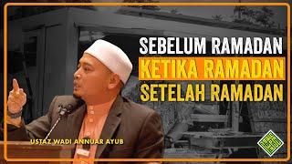 Sebelum Ramadan, Ketika Ramadan, Setelah Ramadan