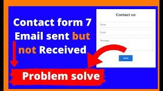 Contact Form 7 Email Setup | Contact Form 7 Email Sent but not Received and Phone number
