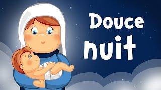 O Holy Night in French (Douce Nuit) - Christmas song for kids with lyrics !