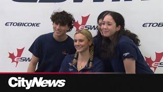 Toronto's Summer McIntosh returns to her hometown pool to connect with young fans