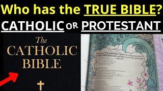 Protestant vs Catholic Bible (Catholics have MORE BOOKS!)