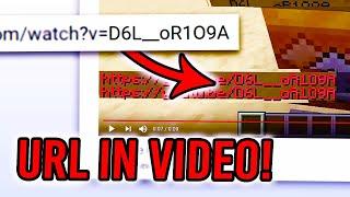 This Video Has It's YouTube URL INSIDE The Video!?! (CRAZY!)