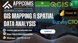 GIS Mapping & Spatial Data Analysis Course | Spatial Data Sources | AppComs Institute Kenya 2024