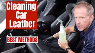 Cleaning Car Leather: BEST methods for professional results