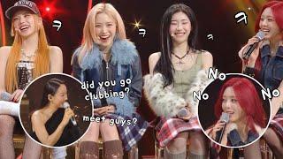 itzy giving the funniest reaction about this question ㅋㅋㅋㅋ