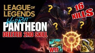 WILD RIFT: ( SEASON 13 ) PANTHEON PRESS THE ATTACK RUNES AD CRIT BUILD IS SO INSANE DELETED