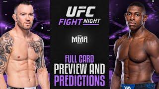 UFC Fight Night: Covington vs. Buckley Full Card Preview and Predictions