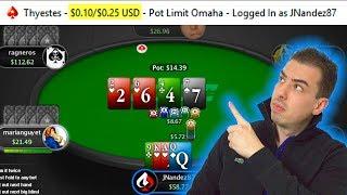 How Do You Beat Small Stakes PLO? Play and Explain $0.10/$0.25 Zoom with JNandez