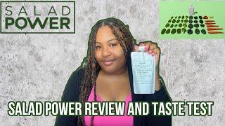 2x Daily Vegetables in 1 Pouch?! | Salad Power Review and Taste Test | Tiffany Arielle