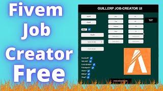 How to add Job Creator for Fivem server Free