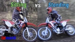 Sitting vs Standing Which Is Faster While Cornering On Trails?