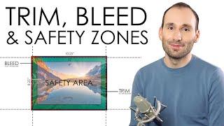 What are Bleed, Trim & Safety Zones? How to set up a photo book project