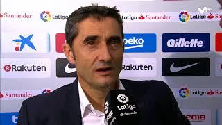 Valverde: "Messi es extraordinario. Se me acaban las palabras" | Movistar+