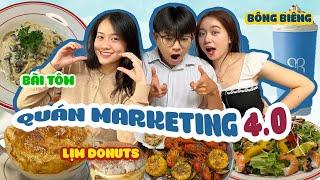 NHỮNG QUÁN NỔI NHỜ MARKETING BÙNG NỔ MXH: Bông Biêng, Lịm Donut, Bãi Tôm 