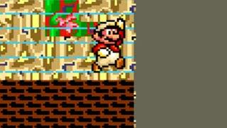 Super Mario Bros.: The Lost Levels (SNES): Past World D (256w) - The Minus World