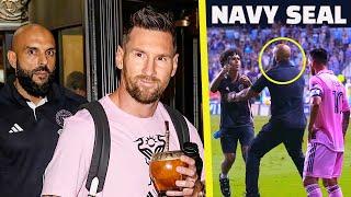 12 Minutes Of Messi’s Bodyguard Following Him Everywhere!