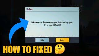 UNKNOWN ERROR PLEASE RESTART YOUR DEVICE AND TRY AGAIN ERROR CODE:70254639 HOW TO FIXED THIS PROBLEM