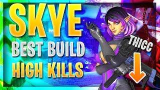 SKYE'S BEST DAMAGE LOADOUT | Paladins Skye Gameplay & Build