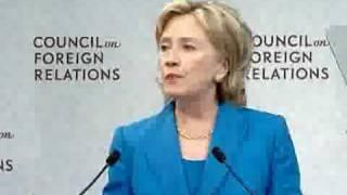 Hillary Clinton accidentally admits that the CFR runs this nation.  Wow.