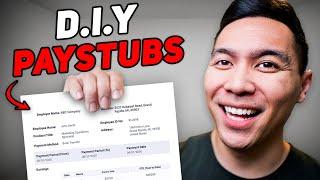 MAKE YOUR OWN PAYSTUBS LEGALLY | GET APPROVED FOR LENDING