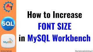 5. SQL Tutorial: How to Increase Font Size in MySQL Workbench [Step-by-Step]