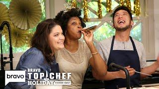 Top Chef Alums Compete to Make New Year's Day Brunch Dishes | Top Chef Holiday Special | Bravo