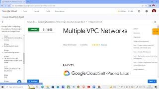 Multiple VPC Networks || Lab Solution || Step By Step Tutorial || GDSC 2023