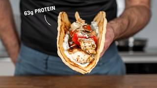 This Is The Perfect High Protein Summer Meal (Chicken Souvlaki)