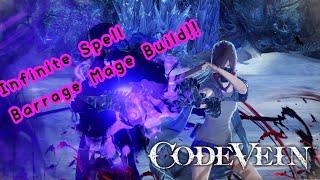 Code Vein Mage build :How to cast Infinite spell barrage