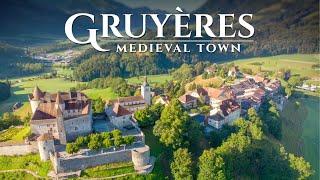 Gruyères SCHWEIZ - Mittelarterliches Städtchen und Heimat des gleichnamigen Käses - Schönes Dorf