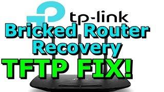 TP Link Router Recovery From Bricked TFTP Method WR940N No Serial Connection Required Works on Most